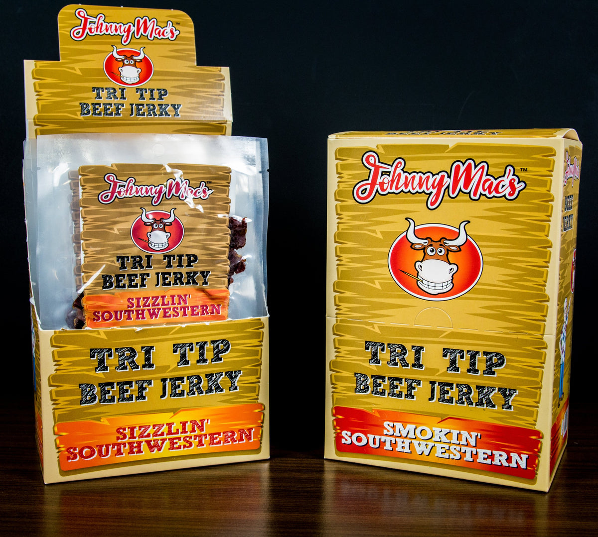 Southwestern Tri Tip Beef Jerky Combo Pack Johnnymacsfoods