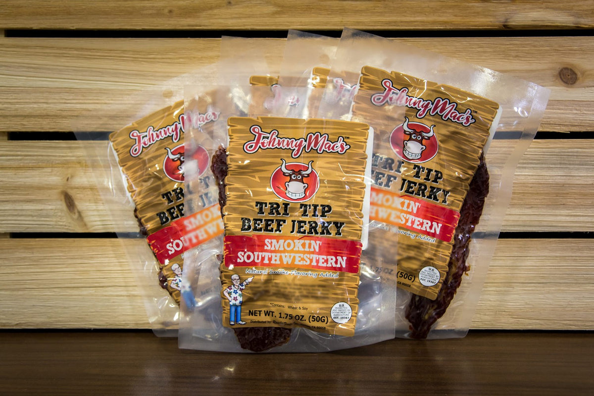 Smokin' Southwestern Tri Tip Beef Jerky Johnnymacsfoods