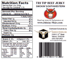 Smokin' Southwestern Tri Tip Beef Jerky